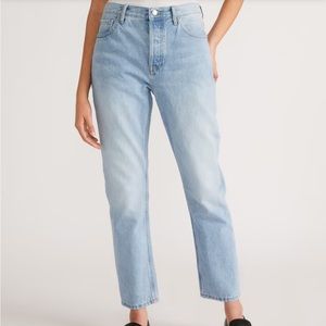 Everlane The 90’s Cheeky Jean | High Rise Light Wash Size 28 Regular